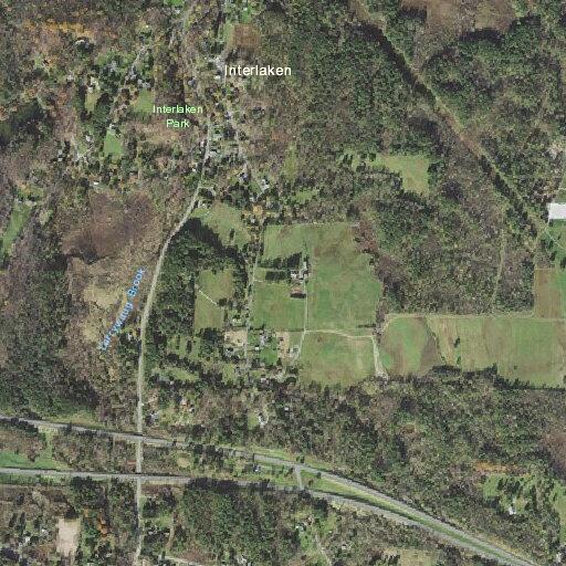 Car hits pole on Interlaken Road in Stockbridge