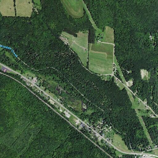 Sparking utility pole near State Route 21 in Hornellsville