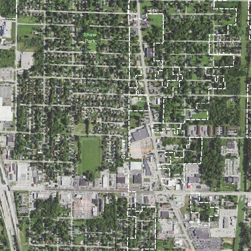 Commercial fire alarm on North Oakwood Avenue