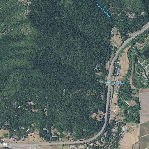 Outdoor smoke reported on Redwood Highway