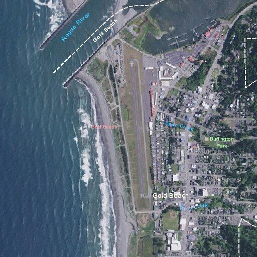 ALS transport requested from Gold Beach Airport to hospital