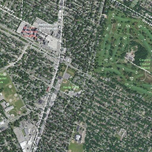 Bicyclist hit by pickup on Mack Avenue, both leave