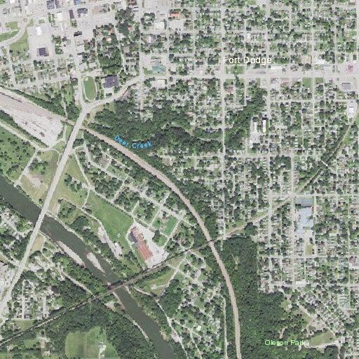 Low-speed pursuit of dirt bike in Fort Dodge