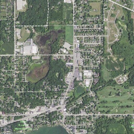 Utility wires damaged by fire in Twin Lakes