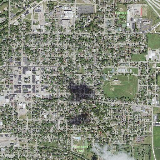 Traffic accident reported; downed line reported on another street