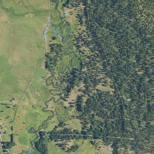 Single-car crash into trees at Wood River area