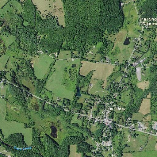 Flames reported at structure fire near Fly Creek