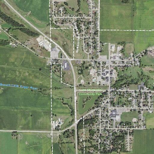Downed power line blocks Highway 69 in Monticello