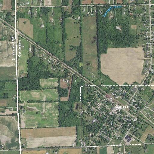 Vehicle swerving and stopped near Gaines
