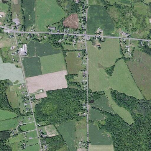 Vehicle in ditch after collision with deer