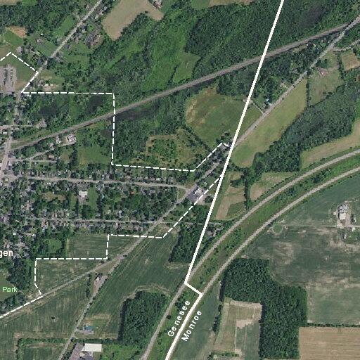 Automatic crash alert on Buffalo Road in Bergen