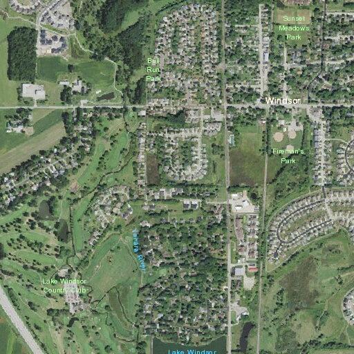 Two-vehicle crash on Lake Road in Windsor