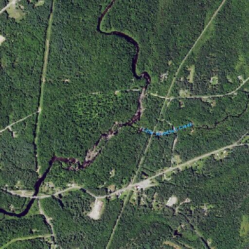 Downed power lines and sparking wire in Forestport