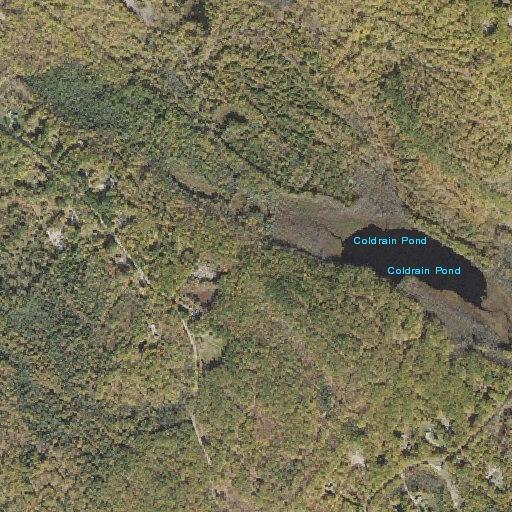 Brush fire reported near Brackett Road