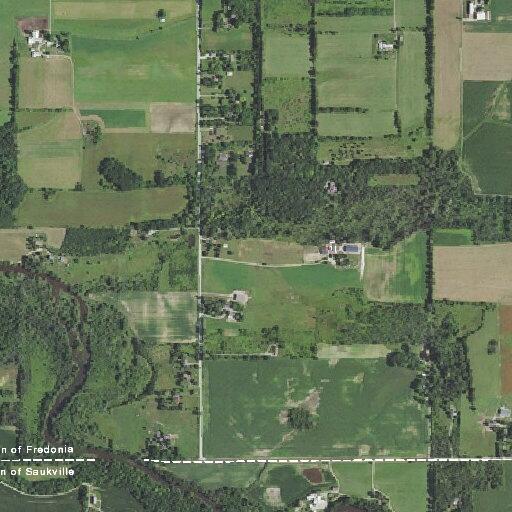 Controlled shed burn behind Saukville residence
