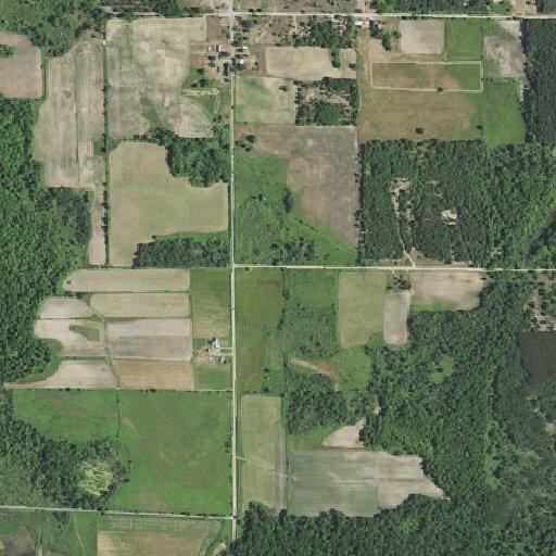 Tractor and field fire on North Dickinson Avenue