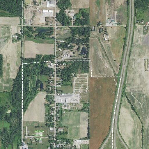 Person reported with headache near North Mission Road in Rosebush