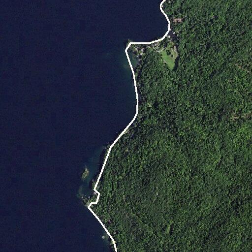 Swim pad missing from dock on Lake George