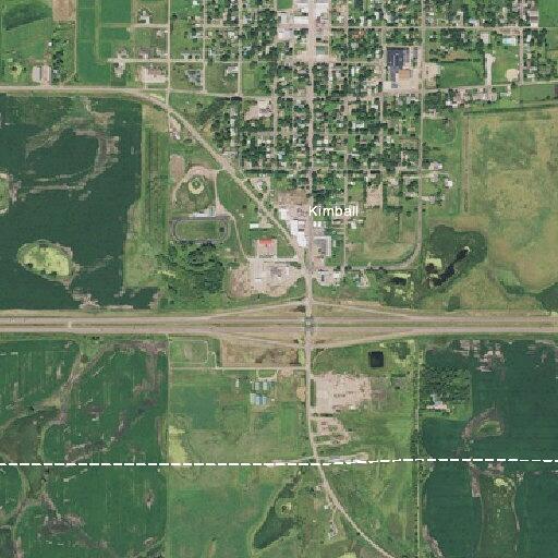 Small grass fire on I-90 on-ramp near Kimball
