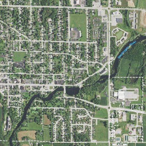 Child falls off bicycle near Paine St and 2nd St, Kiel
