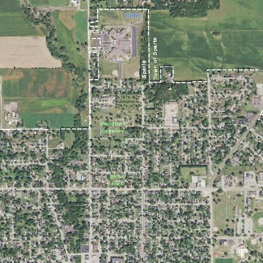 Traffic stop on Monroe Street in Sparta