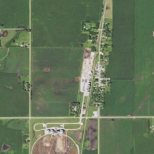 Vehicle off road in west ditch near Hope exit