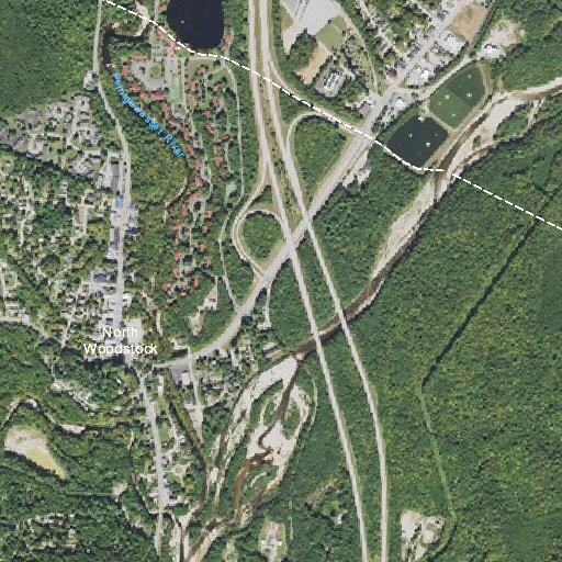 Traffic stop on Kancamagus Highway near Deer Park