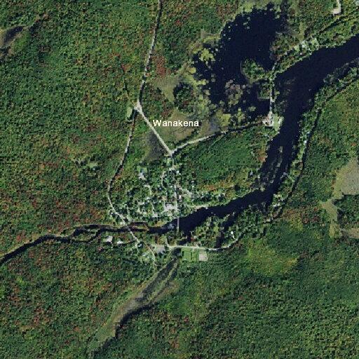 Tree removal and traffic control in Wanakena