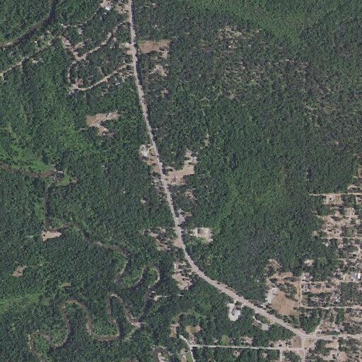 Broken utility pole reported on Rifle River Trail