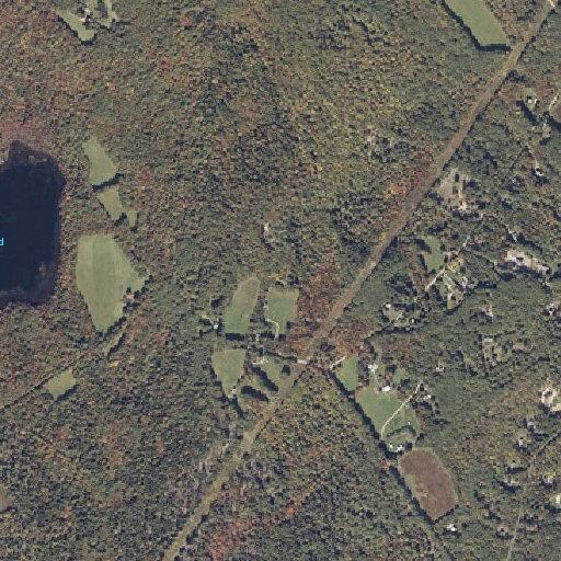Smoke from house fire on Alpine Drive in Lincolnville