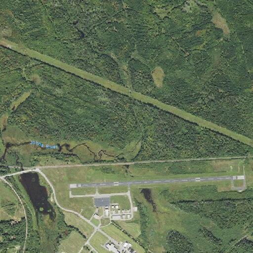 Tree partially blocking Route 116 near Airport Road