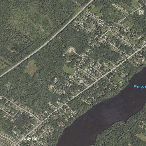 Report of person outside Hampden residence