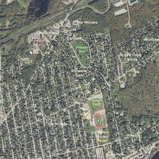 Fire alarm response near Maple Street in Bangor