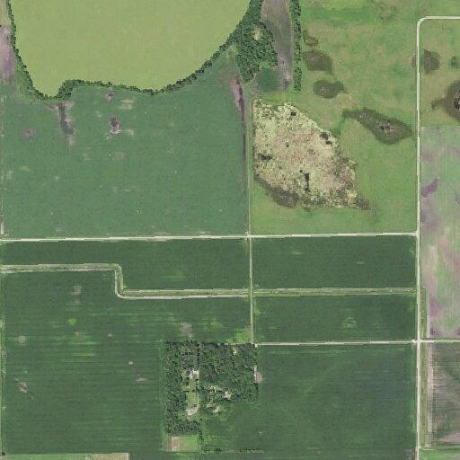 Vehicle damages lawn and bean field, then leaves