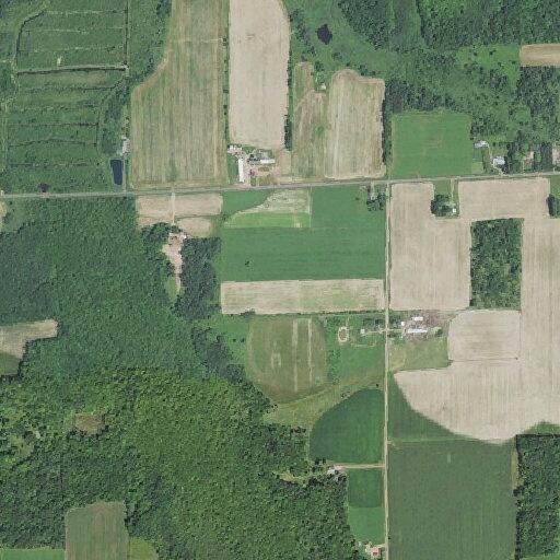 Brush fire near barn on Castle Drive