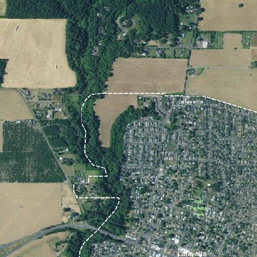 Large rock blocking northbound lane on 99E