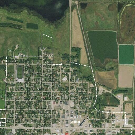 Elderly woman having trouble breathing in Britton