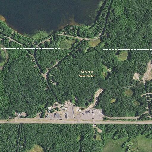 Bear with cubs approaches boy at rural residence