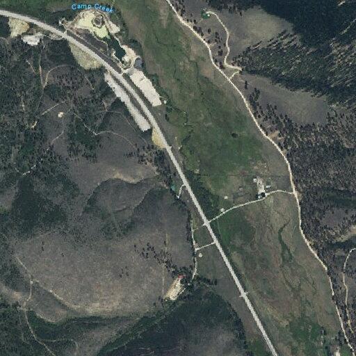 Small lightning-caused fire near mile marker two