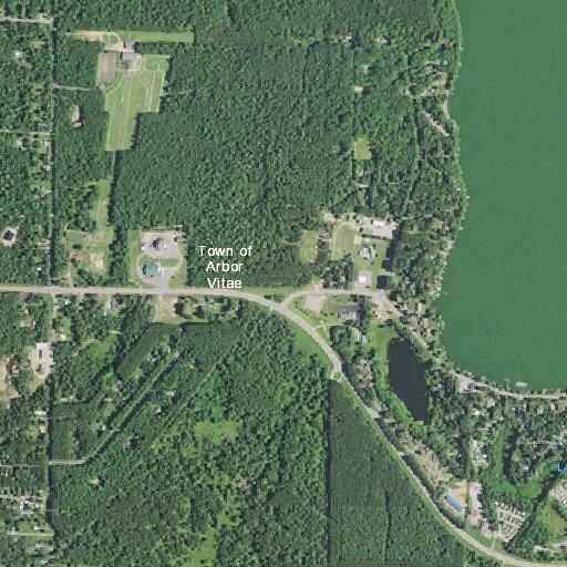 Person calling for help near Tamarack Road in Arbor Vitae