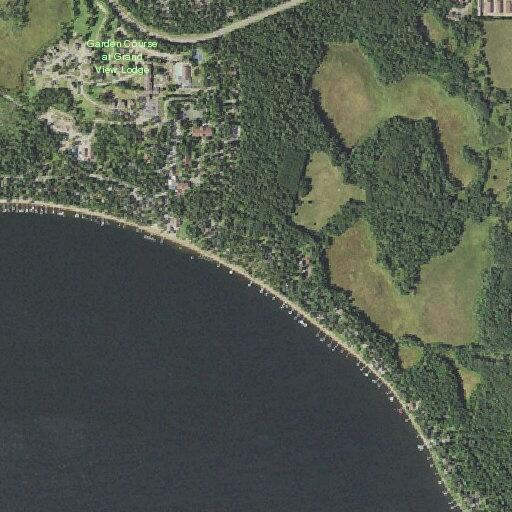 Speedboat sunk by dock at Nisswa rental property