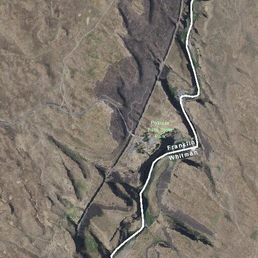 Single-car crash off Highway 261 near Palouse Falls