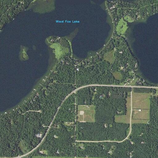 Tree blocking westbound lane on County Road One
