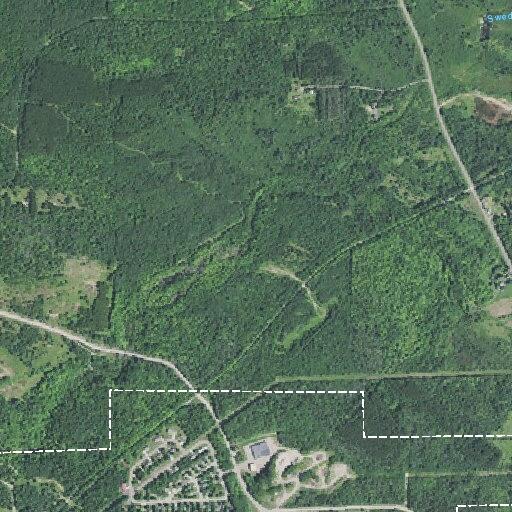 Brush fire at public works facility in Hancock