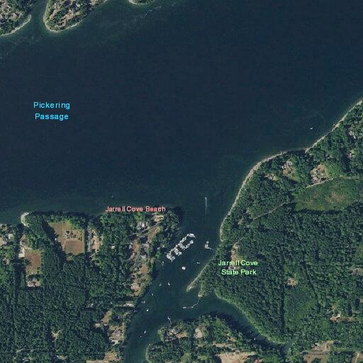 Traffic stop at Jarrell Cove State Park entrance