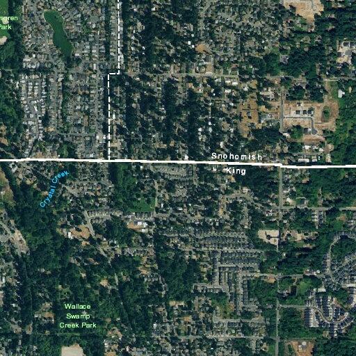 Single-vehicle crash west of 200th and 77th