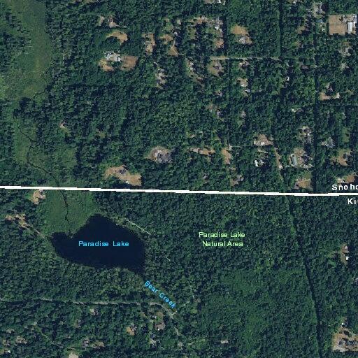 Possible Chrysler crash near Paradise Lake