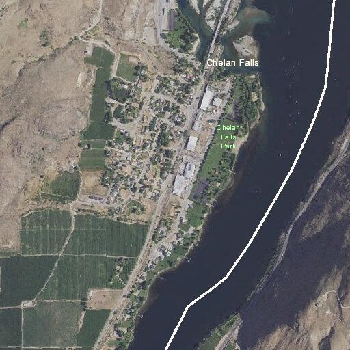 Road hazard reported on 3rd Street in Chelan Falls