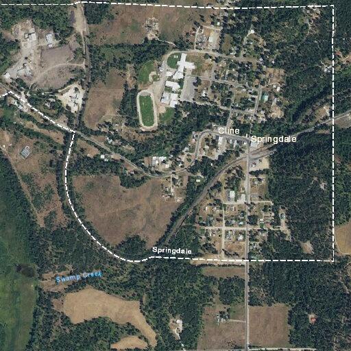 Child with head wound walking along highway in Springdale