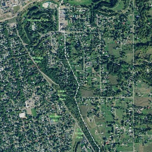 Report of man walking through private property